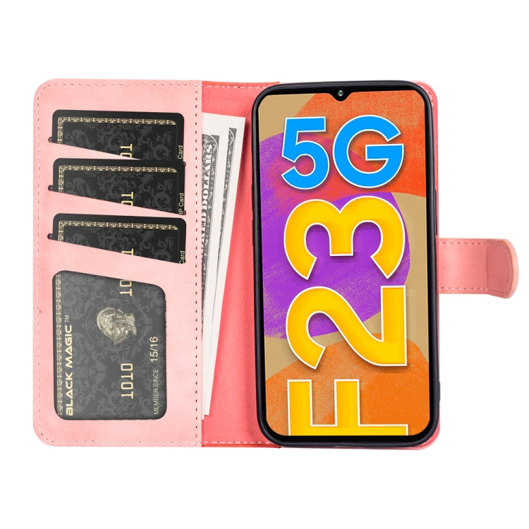 For Samsung Galaxy M23 5G / F23 5G Stitching Horizontal Flip Leather Phone Case