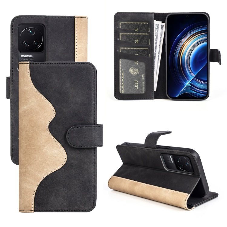 For Xiaomi Redmi K50 Stitching Horizontal Flip Leather Phone Case