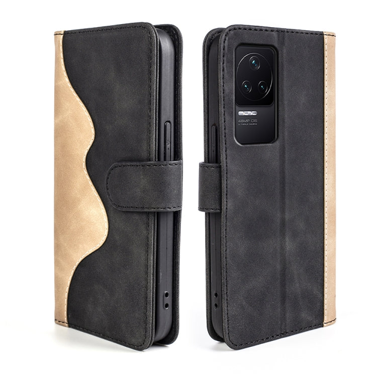 For Xiaomi Redmi K50 Stitching Horizontal Flip Leather Phone Case