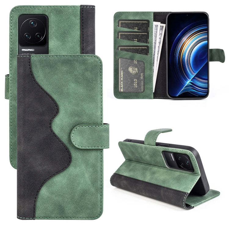 For Xiaomi Redmi K50 Stitching Horizontal Flip Leather Phone Case
