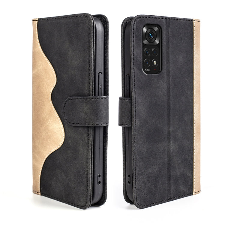 For Xiaomi Redmi Note 11 4G Global / Note 11S Stitching Horizontal Flip Leather Phone Case