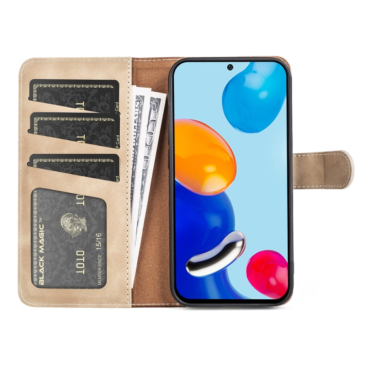 For Xiaomi Redmi Note 11 4G Global / Note 11S Stitching Horizontal Flip Leather Phone Case