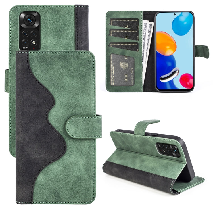 For Xiaomi Redmi Note 11 4G Global / Note 11S Stitching Horizontal Flip Leather Phone Case