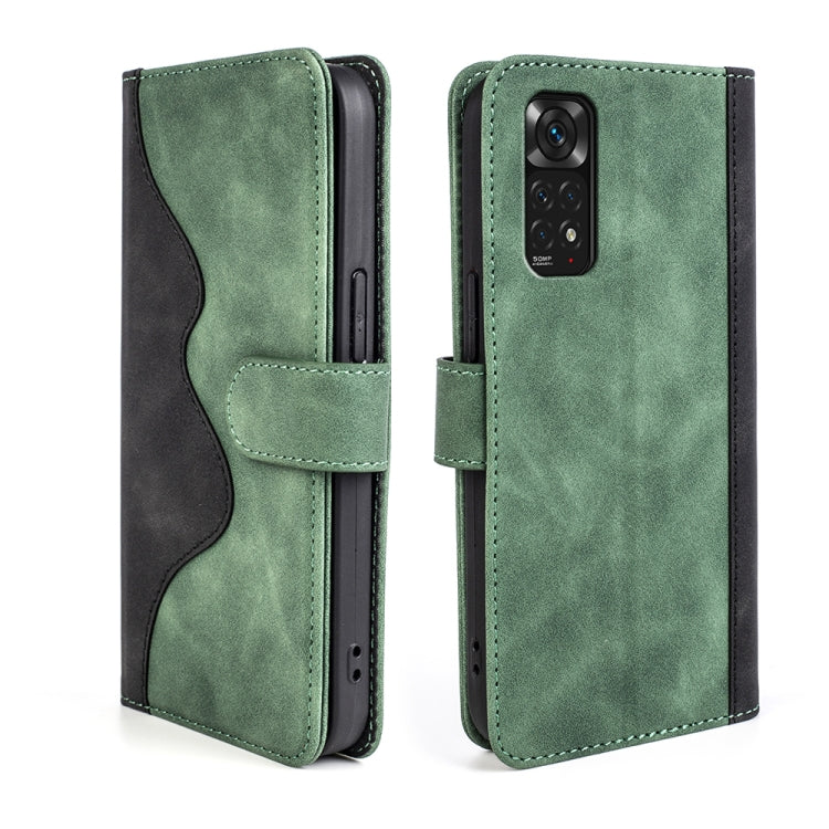 For Xiaomi Redmi Note 11 4G Global / Note 11S Stitching Horizontal Flip Leather Phone Case