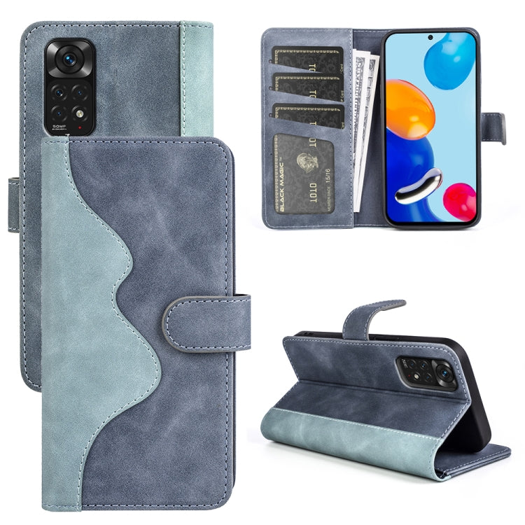 For Xiaomi Redmi Note 11 4G Global / Note 11S Stitching Horizontal Flip Leather Phone Case