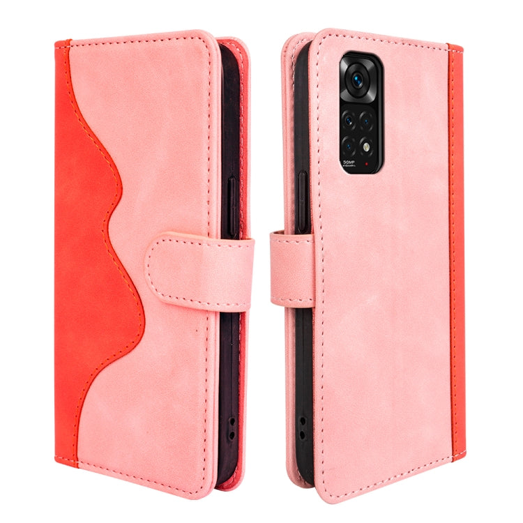 For Xiaomi Redmi Note 11 4G Global / Note 11S Stitching Horizontal Flip Leather Phone Case