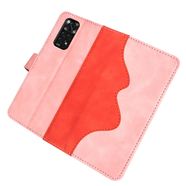 For Xiaomi Redmi Note 11 4G Global / Note 11S Stitching Horizontal Flip Leather Phone Case