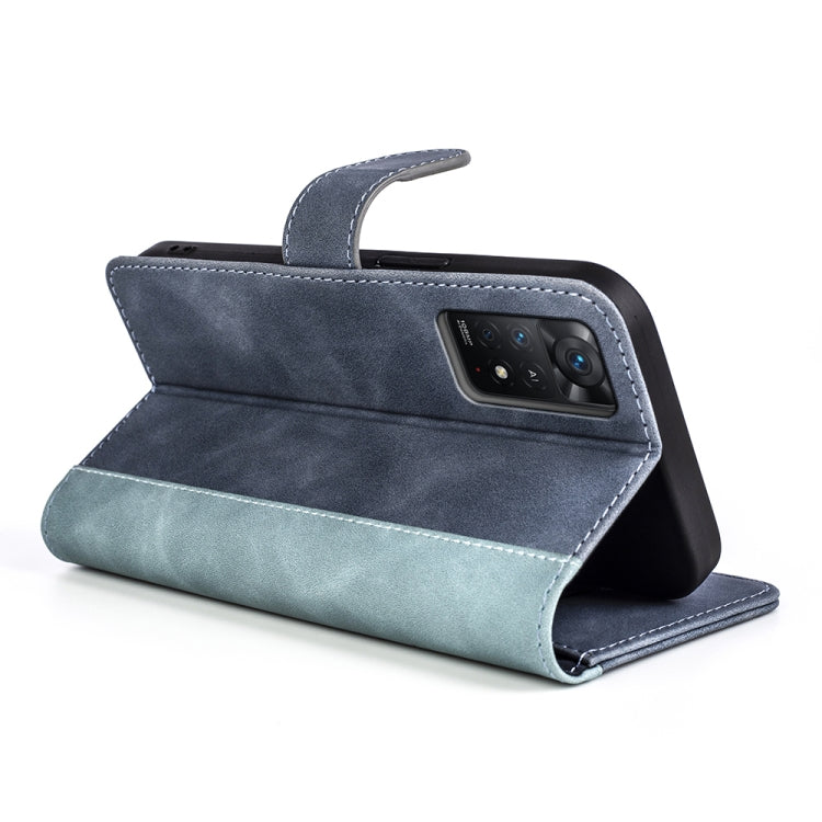For Xiaomi Redmi Note 11 Pro 5G Global / 4G Stitching Horizontal Flip Leather Phone Case