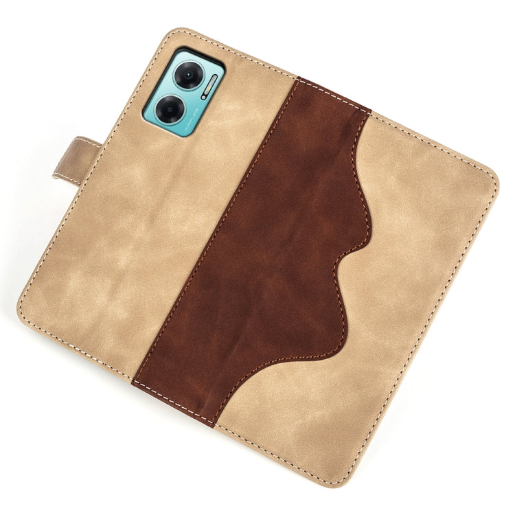 For Xiaomi Redmi Note 11E / Redmi 10 5G Stitching Horizontal Flip Leather Phone Case