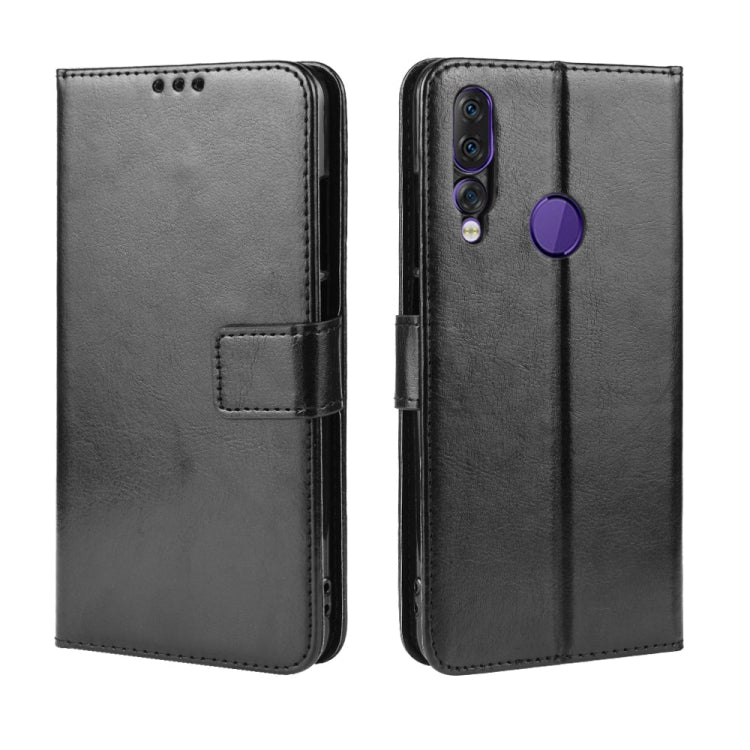 Retro Crazy Horse Texture Horizontal Flip Leather Case for Lenovo Z5S, with Holder & Card Slots & Photo Frame