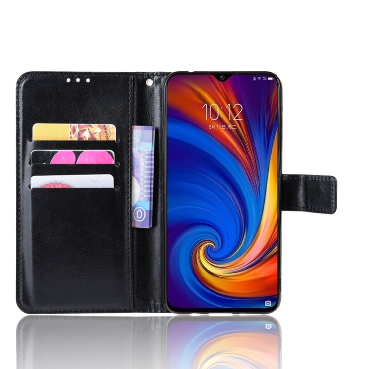 Retro Crazy Horse Texture Horizontal Flip Leather Case for Lenovo Z5S, with Holder & Card Slots & Photo Frame