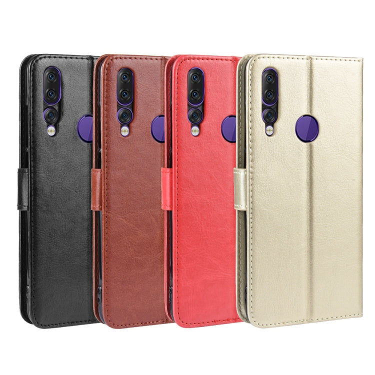 Retro Crazy Horse Texture Horizontal Flip Leather Case for Lenovo Z5S, with Holder & Card Slots & Photo Frame