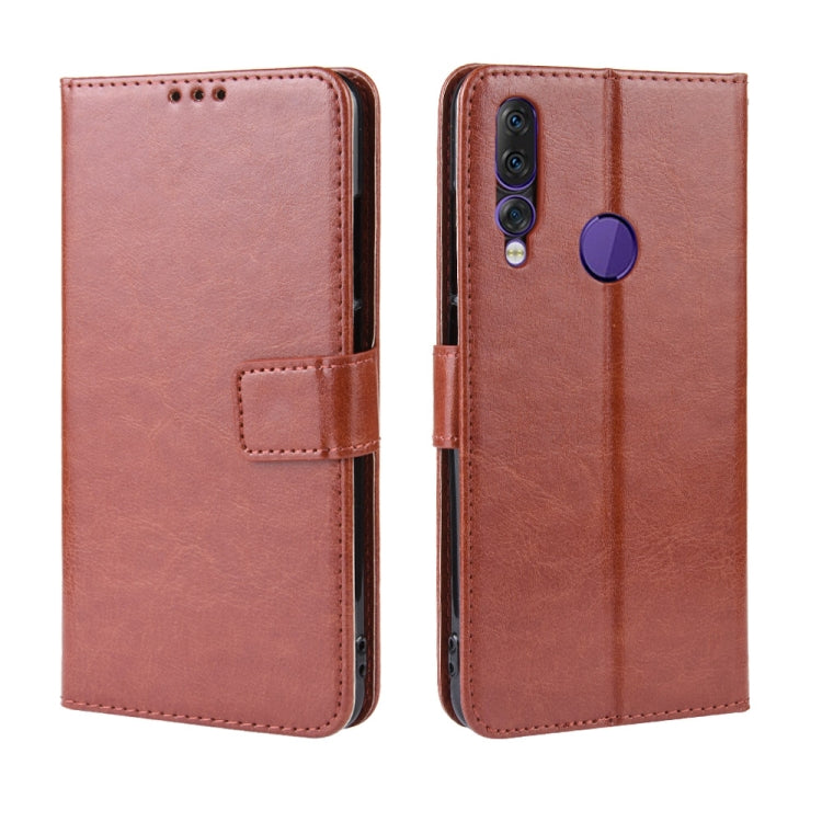 Retro Crazy Horse Texture Horizontal Flip Leather Case for Lenovo Z5S, with Holder & Card Slots & Photo Frame