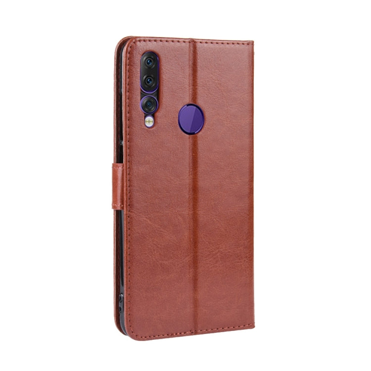 Retro Crazy Horse Texture Horizontal Flip Leather Case for Lenovo Z5S, with Holder & Card Slots & Photo Frame