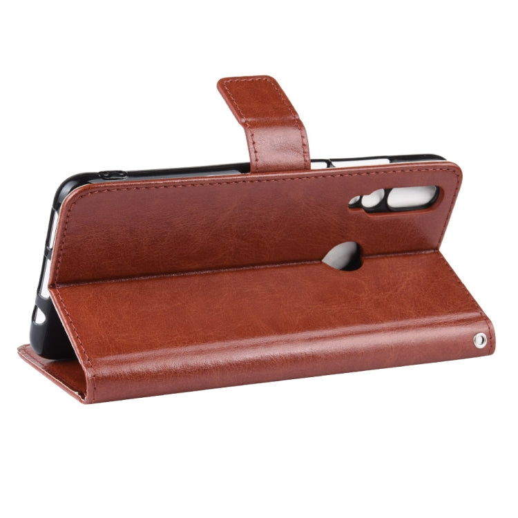 Retro Crazy Horse Texture Horizontal Flip Leather Case for Lenovo Z5S, with Holder & Card Slots & Photo Frame