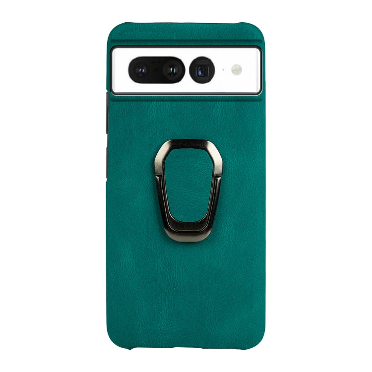 For Google Pixel 7 Ring Holder PU Phone Case