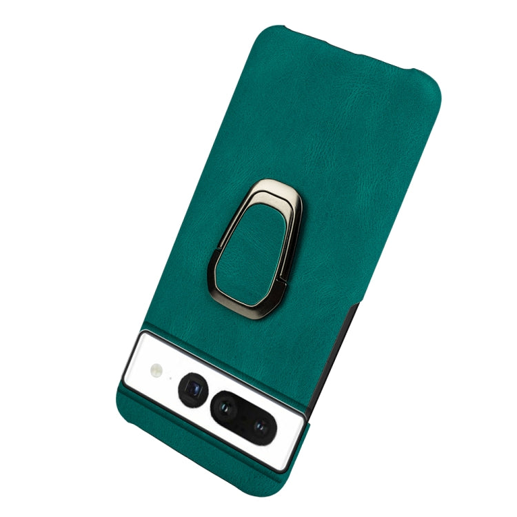 For Google Pixel 7 Ring Holder PU Phone Case