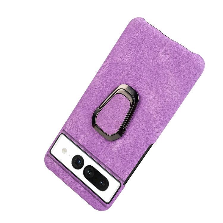 For Google Pixel 7 Ring Holder PU Phone Case