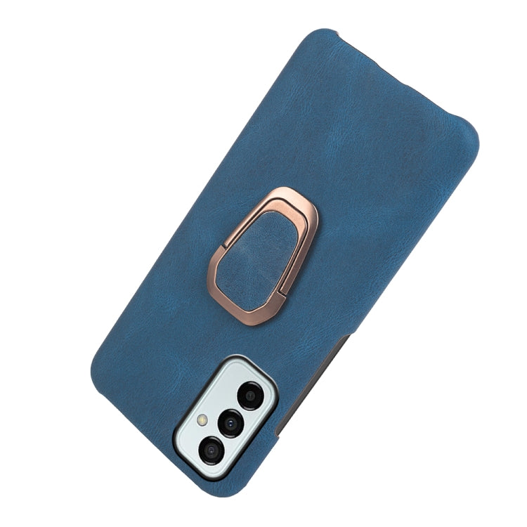 For Samsung Galaxy M53 Ring Holder PU Phone Case