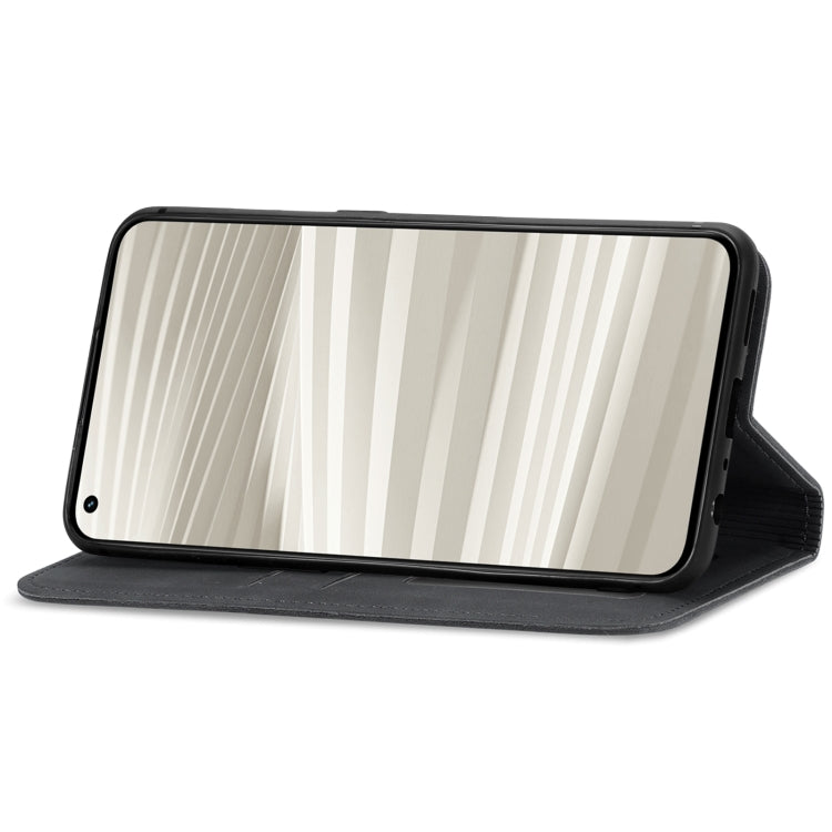 For OPPO Realme GT2 Pro Retro Skin Feel Magnetic Leather Phone Case