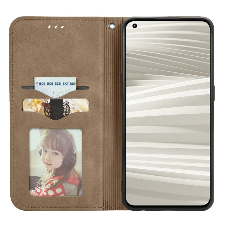 For OPPO Realme GT2 Pro Retro Skin Feel Magnetic Leather Phone Case