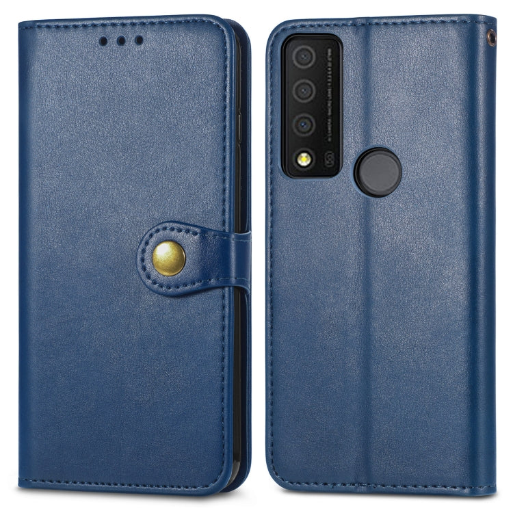 For TCL 30 XE 5G Retro Solid Color Buckle Leather Phone Case