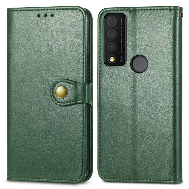 For TCL 30 XE 5G Retro Solid Color Buckle Leather Phone Case
