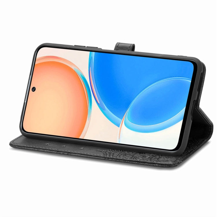 For Honor X8 Mandala Flower Embossed Horizontal Flip Leather Phone Case