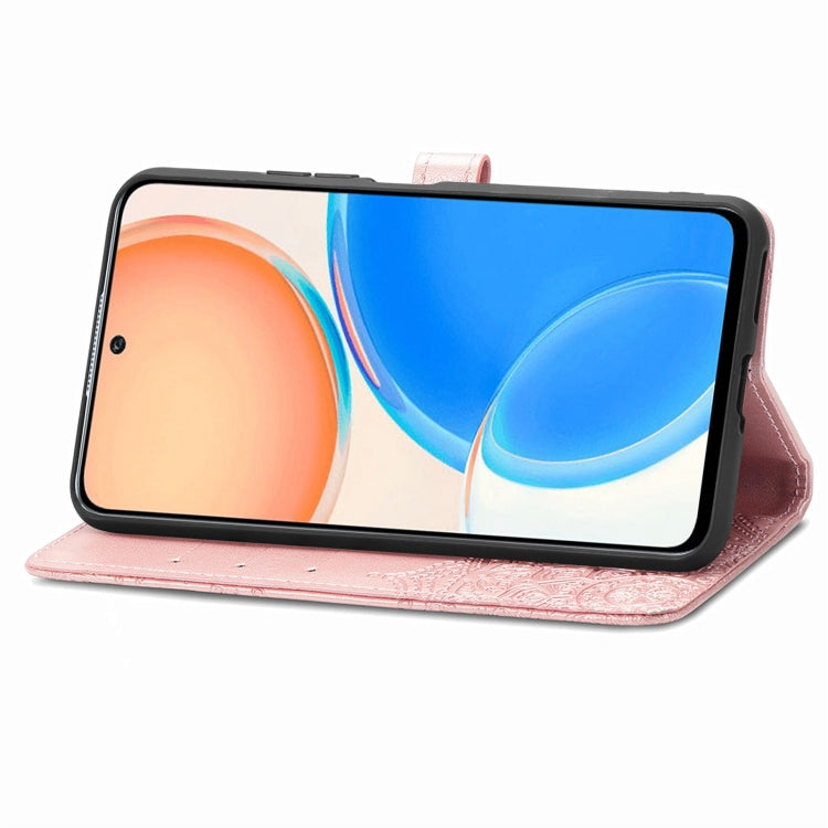 For Honor X8 Mandala Flower Embossed Horizontal Flip Leather Phone Case