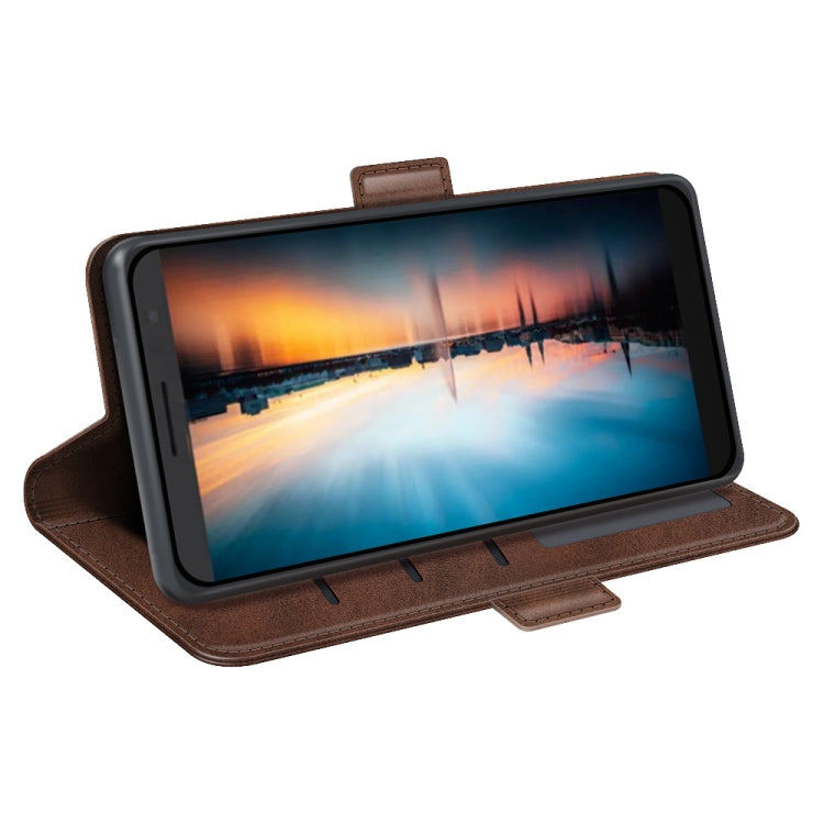 For TCL 303 Dual-side Magnetic Buckle Horizontal Flip Leather Phone Case