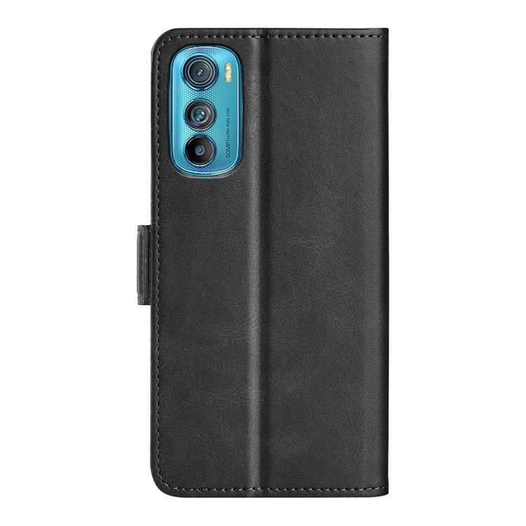 For Motorola Moto Edge 30 5G Dual-side Magnetic Buckle Horizontal Flip Leather Phone Case