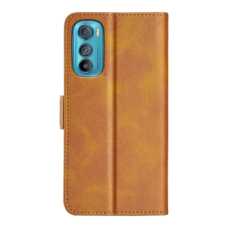 For Motorola Moto Edge 30 5G Dual-side Magnetic Buckle Horizontal Flip Leather Phone Case