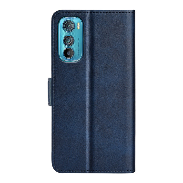 For Motorola Moto Edge 30 5G Dual-side Magnetic Buckle Horizontal Flip Leather Phone Case