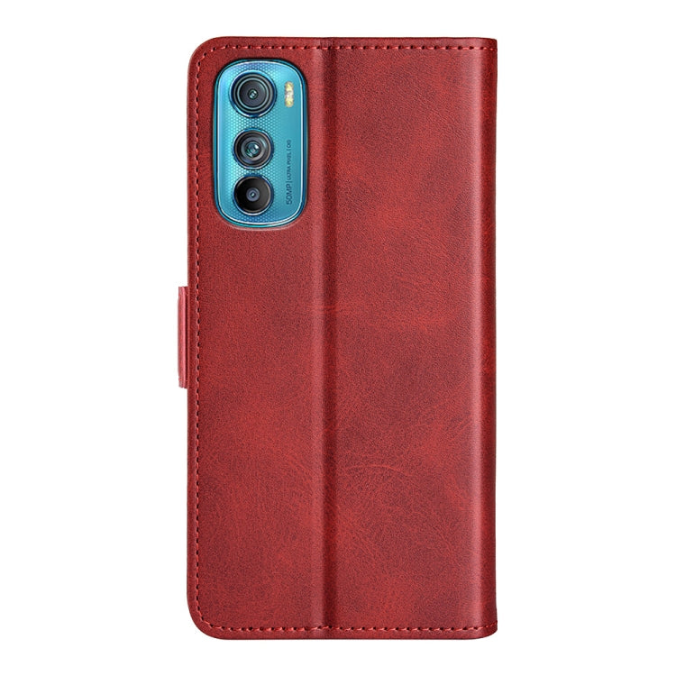 For Motorola Moto Edge 30 5G Dual-side Magnetic Buckle Horizontal Flip Leather Phone Case