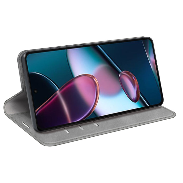 For Motorola Moto Edge 30 5G Retro-skin Magnetic Suction Leather Phone Case