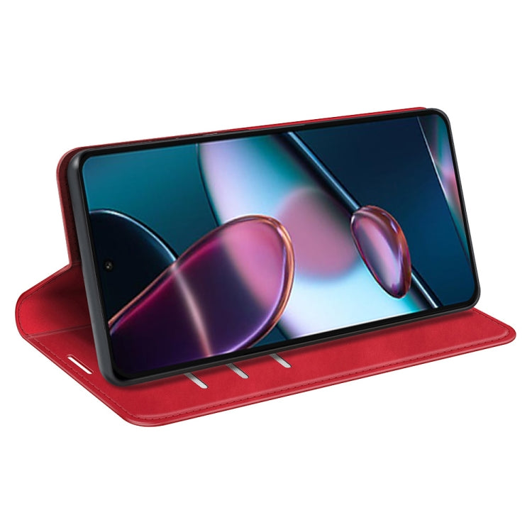 For Motorola Moto Edge 30 5G Retro-skin Magnetic Suction Leather Phone Case