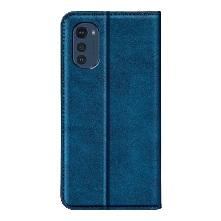 For Motorola Moto E32 4G Retro-skin  Magnetic Suction Leather Phone Case