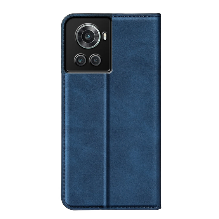 For OnePlus Ace / 10R Retro-skin Magnetic Suction Leather Phone Case