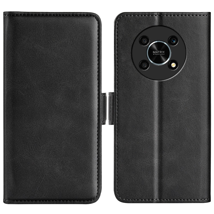 For Honor X30 / Magic 4 Lite Dual-side Magnetic Buckle Horizontal Flip Leather Phone Case