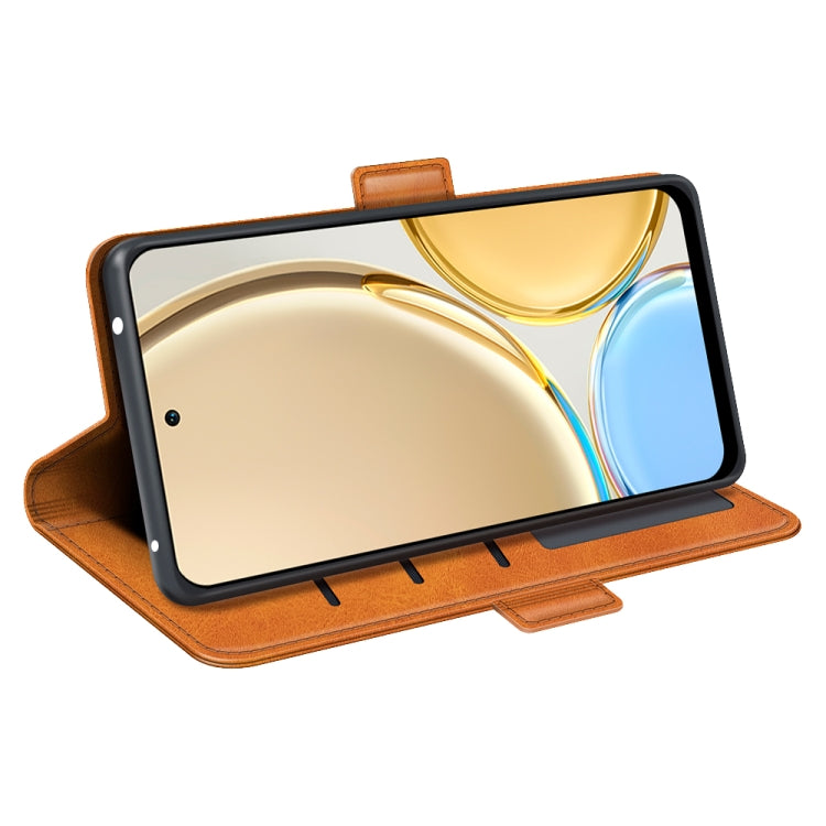 For Honor X30 / Magic 4 Lite Dual-side Magnetic Buckle Horizontal Flip Leather Phone Case