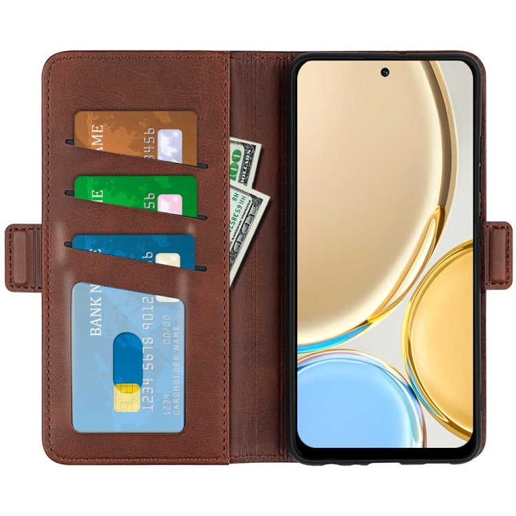 For Honor X30 / Magic 4 Lite Dual-side Magnetic Buckle Horizontal Flip Leather Phone Case