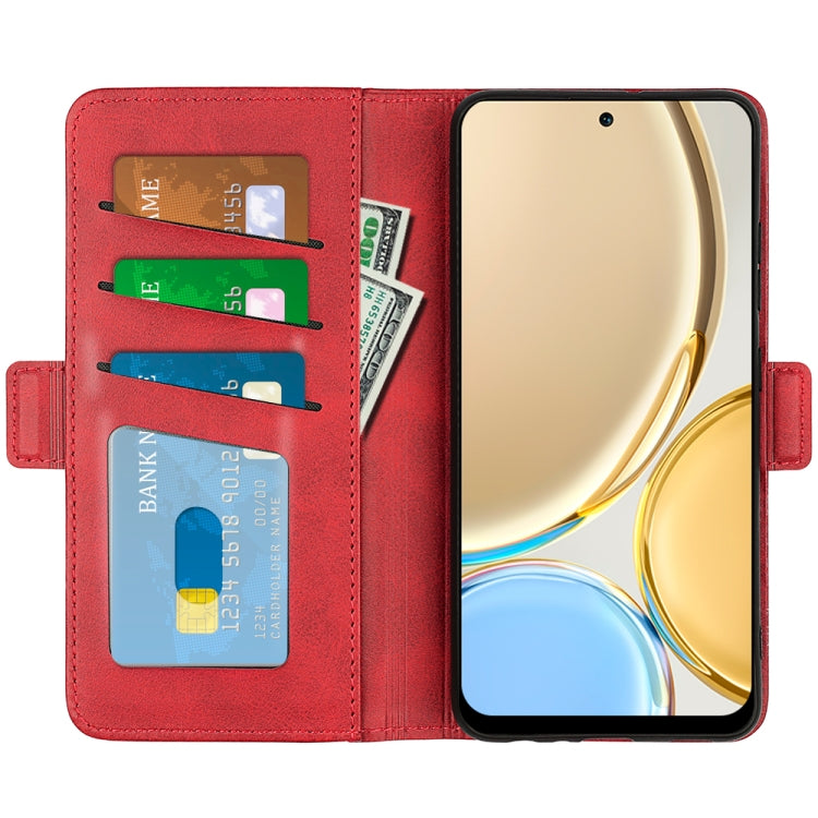 For Honor X30 / Magic 4 Lite Dual-side Magnetic Buckle Horizontal Flip Leather Phone Case