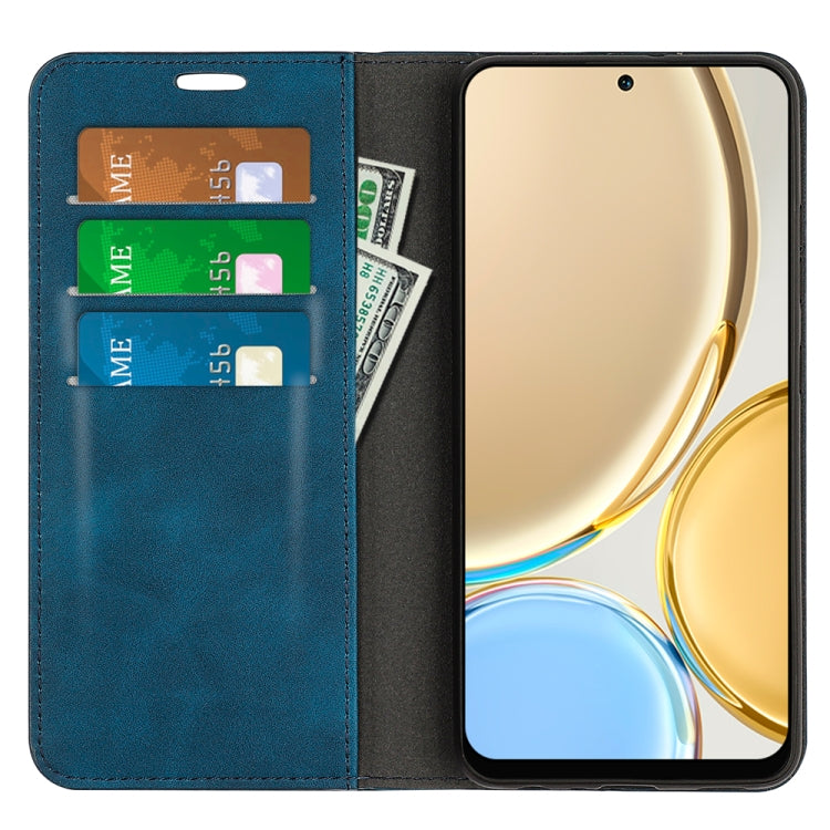 For Honor X30 / Magic 4 Lite Retro-skin Magnetic Suction Leather Phone Case