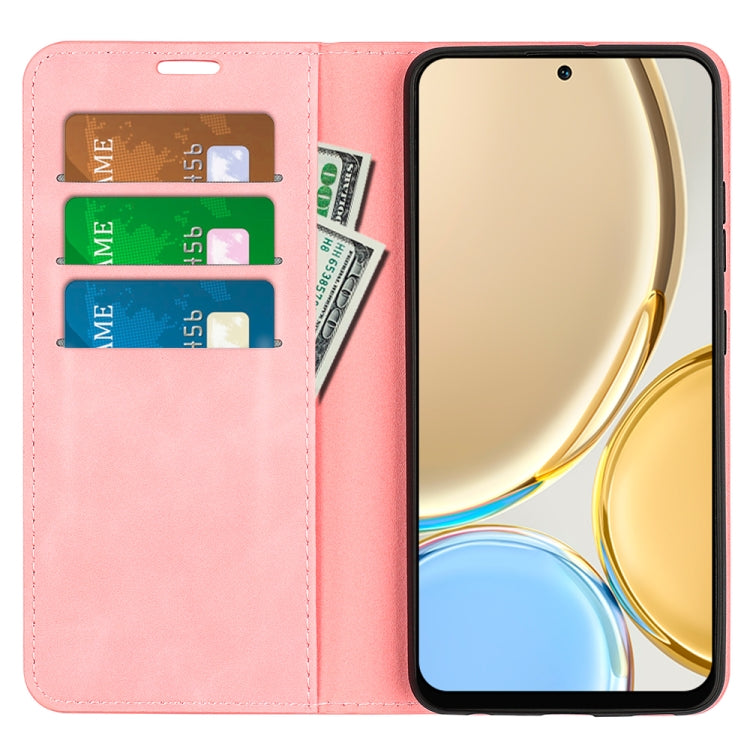 For Honor X30 / Magic 4 Lite Retro-skin Magnetic Suction Leather Phone Case