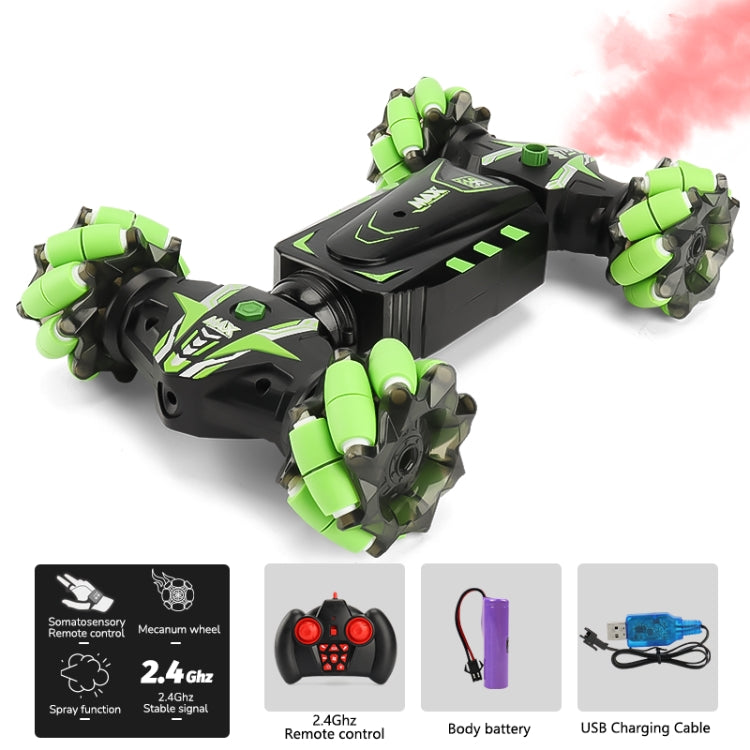 MoFun  JC01 2.4G Gesture Sensing Spray Twist Car Drift Traverse Deformation Stunt Car For Green