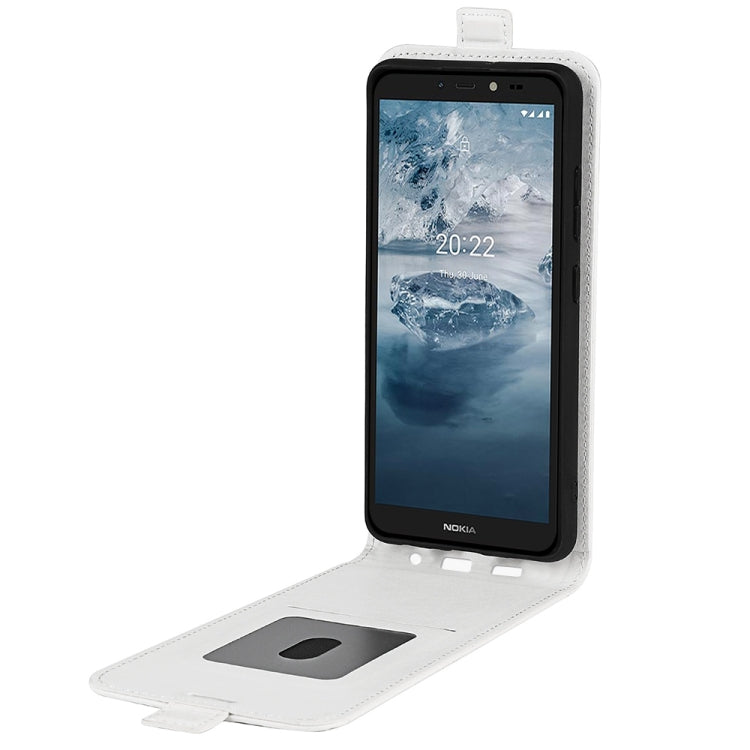 For Nokia C2 2nd Edition R64 Texture Vertical Flip Leather Phone Case