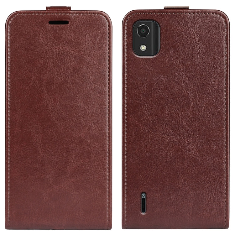 For Nokia C2 2nd Edition R64 Texture Vertical Flip Leather Phone Case
