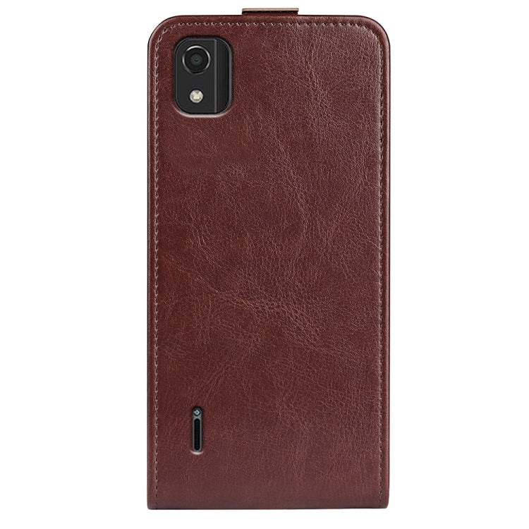 For Nokia C2 2nd Edition R64 Texture Vertical Flip Leather Phone Case
