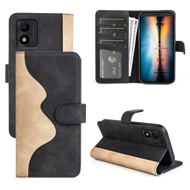 For TCL 303 Stitching Horizontal Flip Leather Phone Case