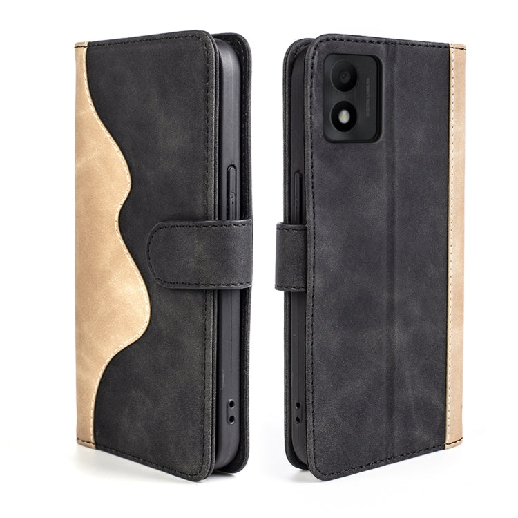 For TCL 303 Stitching Horizontal Flip Leather Phone Case